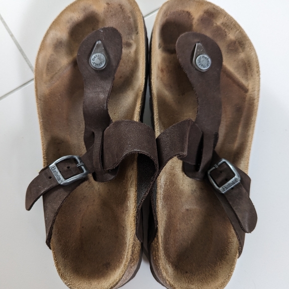 GUC Betula by Birkenstocks Brown Cork Sandals in Size 8 - Picture 2 of 9